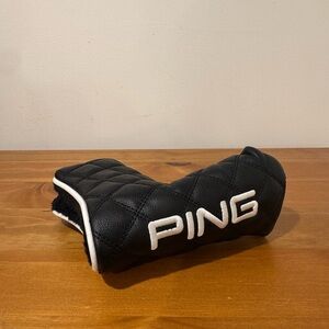 Ping Black Quilted Putter Cover
